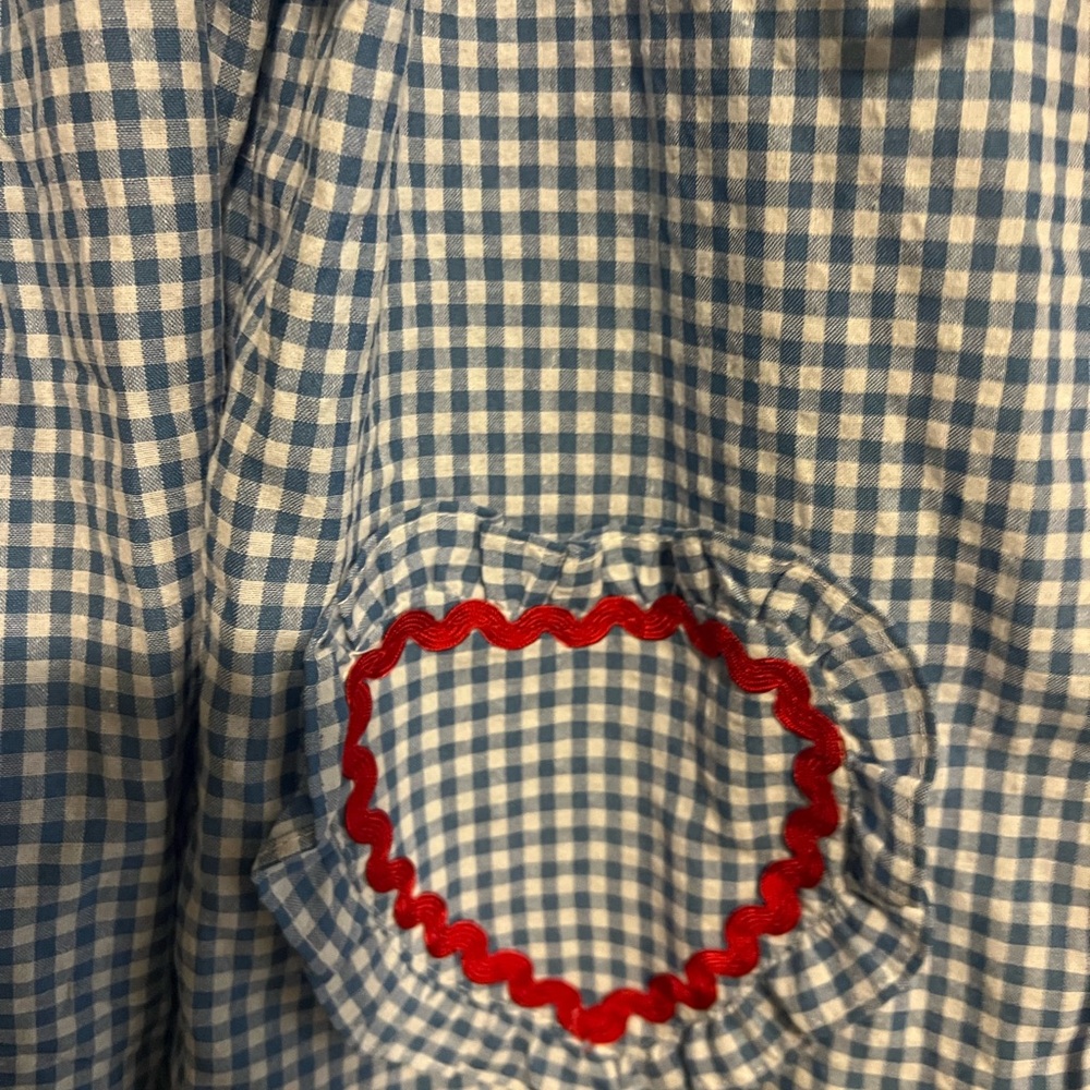 Gingham and Heart Cardigan - Picture 3 of 5